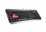 Keyboard Gaming Bloody Q100 Black EN+RU USB