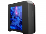 Case GAMEMAX H601BR Black-Red (w/o PSU Transparent Panel Rear 12cm Blue LED mATX)