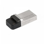 64GB USB Flash Drive Transcend JetFlash 880 Silver Metal Case OTG(R/W:90/12MB/s USB3.0/Micro-USB)