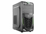 Case HPC B-13 Black-Green decoration (500W ATX)