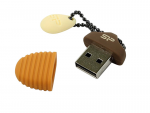 8GB USB Flash Drive Silicon Power Touch T30 Brown(R/W:15/5MB/s USB2.0)