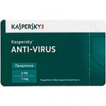 Kaspersky Anti-Virus 2Dt Renewal 1year Card