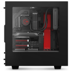 Case ATX NZXT Source S340 Black-Red Trim (w/o PSU MidiTower ATX)