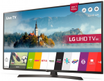 43" LED TV LG 43UJ635V Black (3840x2160 UHD SMART TV 1600Hz Active HDR 3xHDMI 2xUSB Wi-Fi Speakers 2x10W)