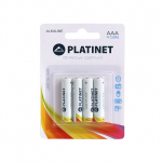 Battery Platinet Alkaline LR03/AAA Blisterx4 PMBLR034B