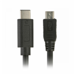 Cable Type-C to micro USB 1.0m Cablexpert CCP-USB2-mBMCM-1M Black