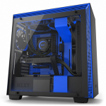 Case NZXT H700i Matte Black+Blue with CAM Smart RGB (w/o PSU ATX)