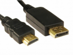 Cable DP to HDMI 1.5m Brackton DPH-SKB-0150.B DP to HDMI digital interface cable bulk packing