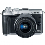 DC Canon EOS M6 & EF-M 15-45 STM KIT Silver