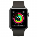 Apple Watch Series 3 38mm GPS with Black Sport Band MQKV2 Space Gray Aluminum