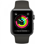 Apple Watch 38mm Series 3 GPS with Gray Sport Band MR352 Space Gray Aluminum