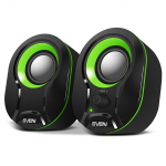 Speakers SVEN 290 Black/Green 5w USB