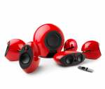 Speakers Edifier E255 Red 5.1/ 400W 220W+5x36W OLED Display