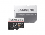 32GB microSDHC Samsung PRO Plus MB-MD32GA (Class 10 UHS-I U3 with SD adapter R/W:100/90MB/s)