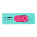 8GB USB Flash Drive ADATA UV220 Turquoise-Pink Plastic (R/W:18/4MB/s USB2.0)