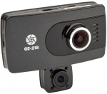 Car DVR Globex GE-218 (3" LCD 2cameras 1440x1080 1280x720 microSDHC up to 32Gb 500mAh)