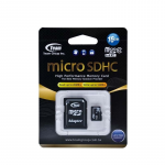 16GB microSDHC Team TUSDH16GCL1003 Class 10 with Adapter Read
