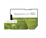 16GB MicroSDHC Team Class 10 UHS-I + SD Adapter TCUSDH16GUHS43