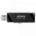 16GB USB Flash Drive ADATA UV230 Black Plastic Slider (R/W:18/6MB/s USB2.0)