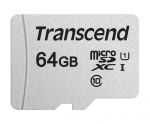 64GB microSDXC Transcend TS64GUSD300S Class 10 UHS-I (U1) (R/W:95/45MB/s)