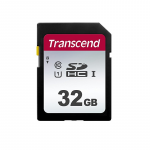 32GB SDHC Card Transcend TS32GSDC300S Class 10 UHS-I U1 (R/W:95/45MB/s)