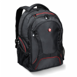 17.3" Notebook Backpack PORT COURCHEVEL Black/Red
