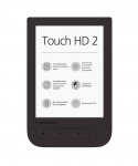PocketBook Touch HD 631-2 Dark Brown E Ink Carta ( 6" Wi-Fi Frontlight Anti-glare AUX multi touch)