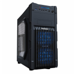 Case GAMEMAX GM-ONE BLUE (w/o PSU Black Transparent Side Panel ATX)