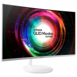 27.0" SAMSUNG C27H711QEI White (VA-QLED 2560x1440 4ms HDMI+miniDP)