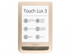 PocketBook Touch Lux 3 626(2) Gold  ( 6" E InkCarta Wi-Fi  Frontlight Anti-glare )