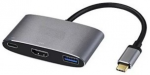 Adapter All-in-One USB3.1 Type-C to USB3.0 + HDMI + USB3.1 Type-C APC-631012