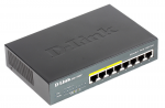 Switch D-Link DGS-1008P/D1A (8-Port 10/100/1000Mbps with 4 PoE Metal case)