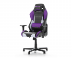 Gaming Chair DXRacer Drifting GC-D61-NWV-M3 Black/White/Violet (Max Weight/Height 150kg/145-175cm PU leather)
