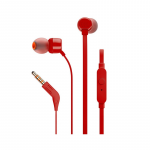 Headphones JBL T110 Red JBLT110RED with Microphone 3.5mm
