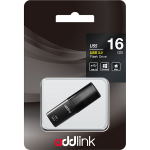 16GB USB Flash Drive AddLink U55 Black Metal USB3.0