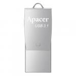 16GB USB Flash Drive Apacer AH750 Silver AP16GAH750S-1 USB3.1/Micro-USB