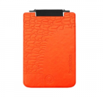 5.0" Case Cover Pocketbook "Bird" flip flop for MINI 515 Black-Orange