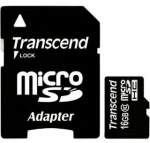 16GB microSDHC Transcend Class 10 UHS-I 400x SD Adapter TS16GUSDU1