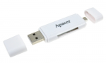 Card Reader Apacer AM702 White USB2.0/Micro-USB (SD/MicroSD)
