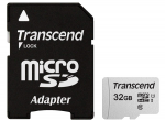 32GB microSDHC Transcend Class 10 TS32GUSD300S-A (R/W:95/45MB/s SD adapter)
