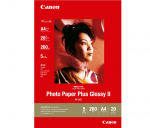 Photo Paper Canon PP-201-Plus Glossy II 210x297mm (A4 260 g/m2 20 pages) ChromaLife 100+ years