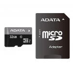 32GB microSDHC ADATA Premier AUSDH32GUICL10-RA1 Class 10 UHS-I SD Adapter