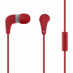 Earphones Acme HE15R with mic Red