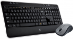 Keyboard & Mouse Logitech Wireless Desktop MK520 USB
