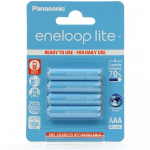 Rechargeable Panasonic Eneloop Lite AAA 550mAh 4xBlisterpack