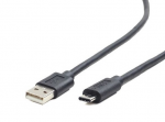 Cable Type-C to USB 1.8m Cablexpert CCP-USB2-AMCM-6 AM/CM Blister Black