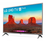 50" LED TV LG 50UK6500 Black (3840x2160 UHD SMART TV 1700Hz 3xHDMI 2xUSB Wi-Fi Speakers 20W)