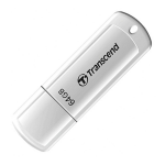 64GB USB Flash Drive Transcend JetFlash 370 White USB2.0
