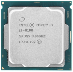 Intel Core i3-8300 (S1151 3.7GHz UHD Graphics 630 65W) Tray