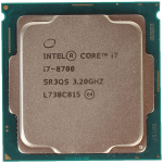 Intel Core i7-8700 (S1151 3.2-4.6GHz 12MB Intel HD Graphics 630 65W) Box